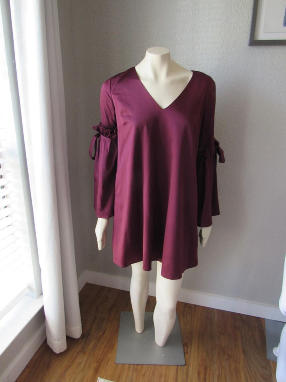 GIanni Bini Marroon Satin Dress